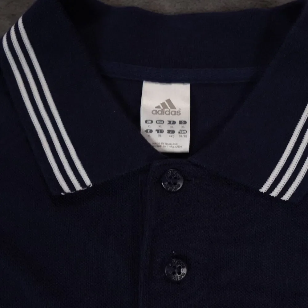 VTG Adidas‎ Shirt Mens Large Navy Blue Woman's World Cup 2003 Team USA 3 Stripes